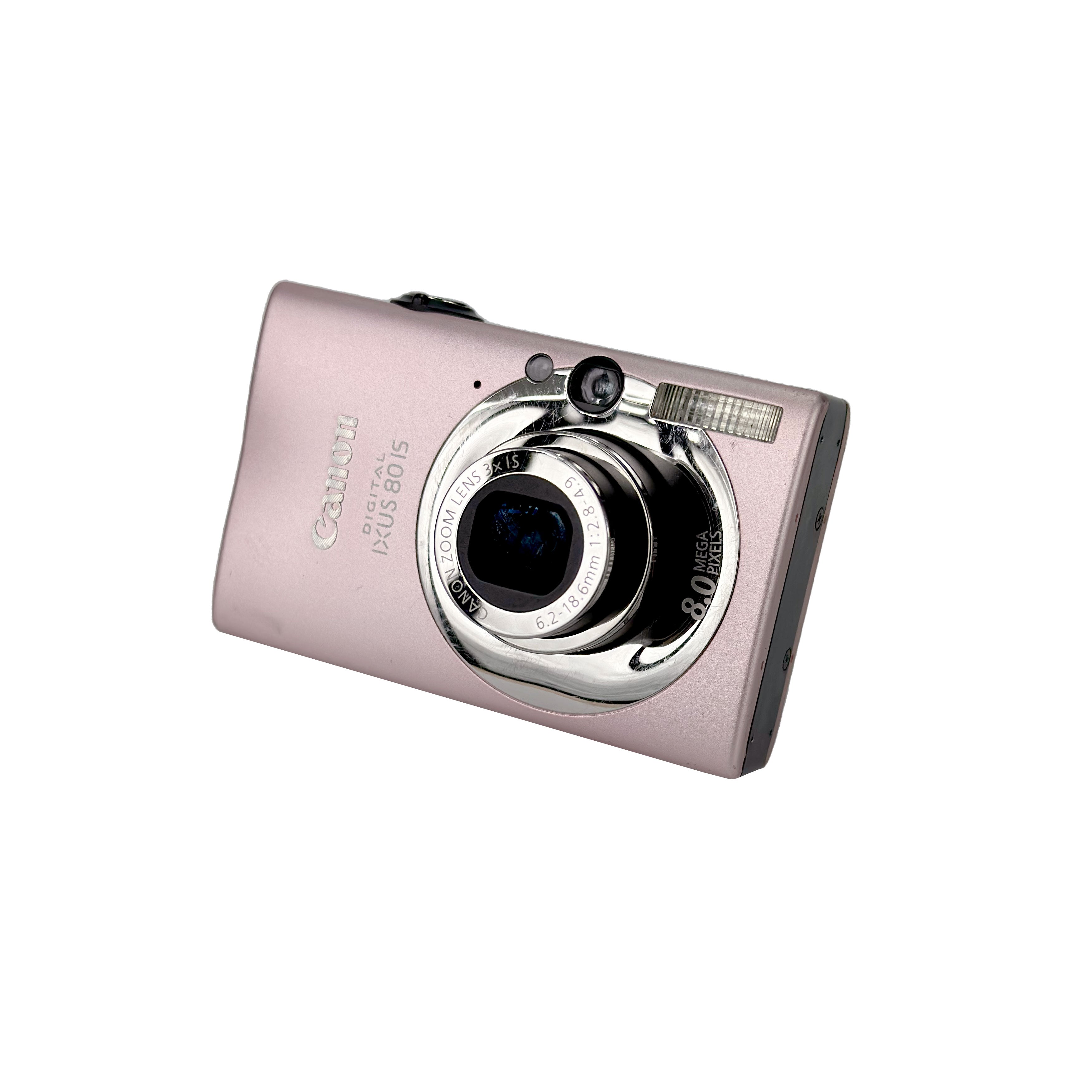 Canon IXUS 80 IS Digital Compact - Pink