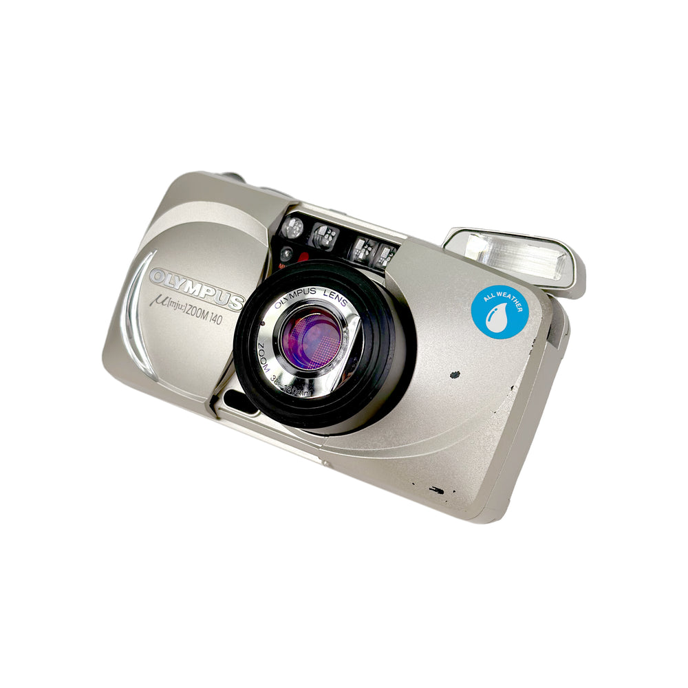 Appareil Photo Olympus µ [mju:] Zoom 140 – 38-140mm – Noir – Testé Et Fonctionne