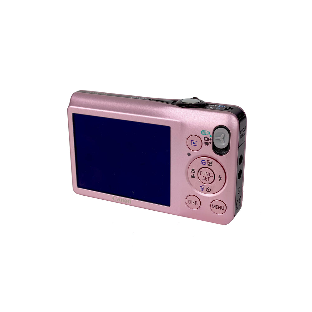 Canon IXUS 105 Digital Compact Pink – Retro Camera Shop