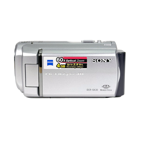 SONY Handycam 30倍ズーム シルバー Sony DCR-SX30 SD Camcorder – Retro Camera Shop